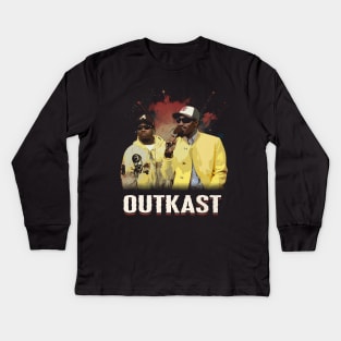 Outkast Unplugged Stripped Down Acoustic Moments Kids Long Sleeve T-Shirt